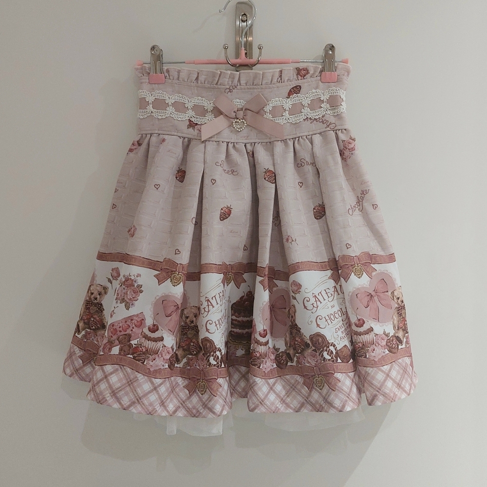 LIZ LISA | Strawberry Chocolate Tea Party Skirt
